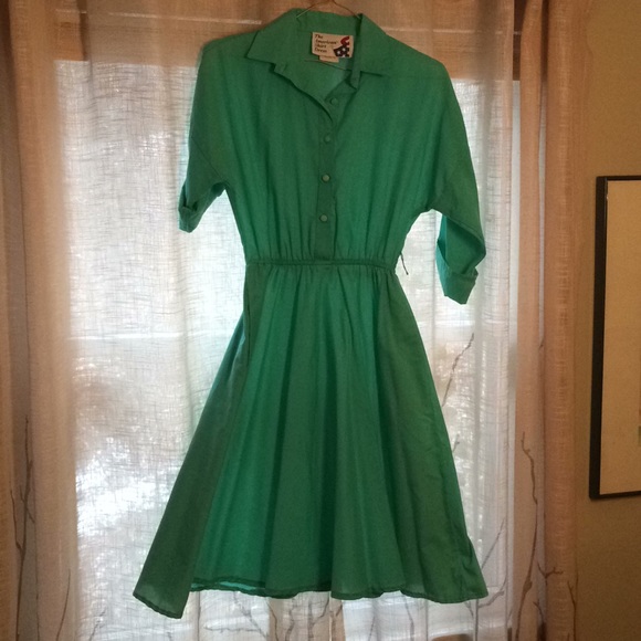 Vintage Dresses & Skirts - Vintage Button Up Shirt Dress